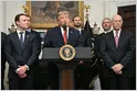 Trump urges Congress to pass the Clarity Act at a White House event with execs including the CEOs of Coinbase and Robinhood; the bill has stalled in the Senate (Bloomberg)