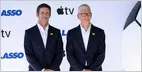Apple closes above a $5T market cap for the first time, the second company after Nvidia to do so; Apple had crossed $5T six times intraday previously (Rolfe Winkler/Wall Street Journal)