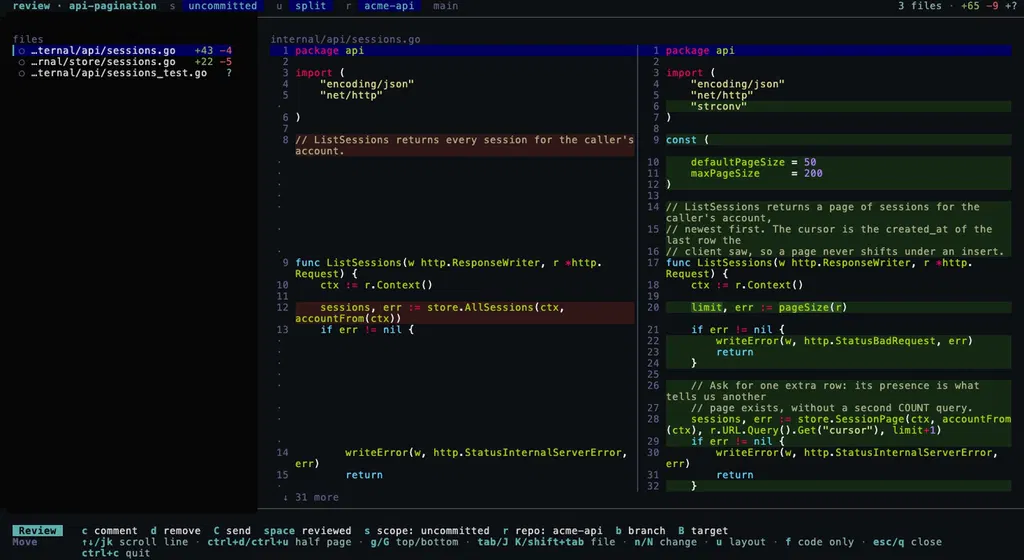 Agent-Manager: Reviewing code while an AI agent is still rewriting it
