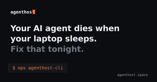 AgentHost – Persistent, governed AI agents in your own cloud