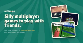Show HN: Antics: Drop-in multiplayer for your AI-built games