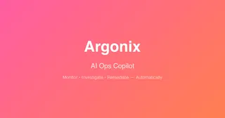 Show HN: Argonix – One AI-powered platform for SRE and cloud operations