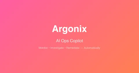 Show HN: Argonix – One AI-powered platform for SRE and cloud operations