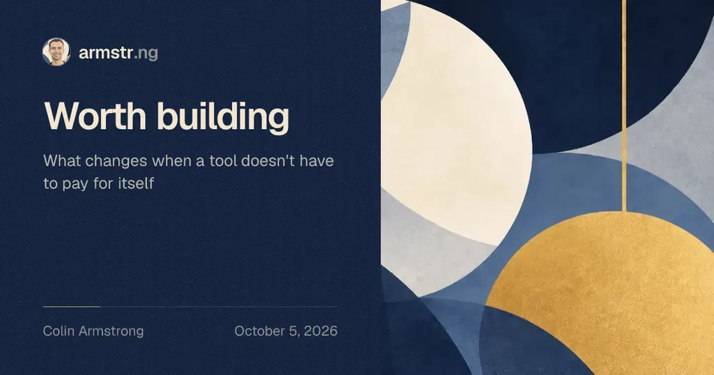 Worth Building
