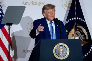 After lunch with AI leaders, Trump rejects new federal AI rules, says "we automatically have regulation" via DOJ and FBI but "self-regulation is very important" (Bloomberg)