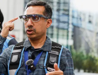 Amazon aims to have 5,000 drivers wearing its smart glasses in 2026, rising to 20,000+ in 2027; the glasses capture static images for its AI mapping platform (Dave Lee/Bloomberg)