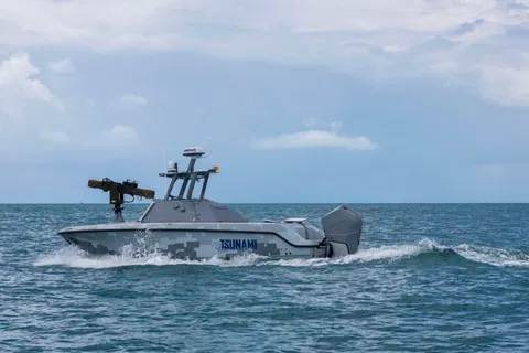 U.S. Navy Tests Armed TSUNAMI Uncrewed Surface Vessels