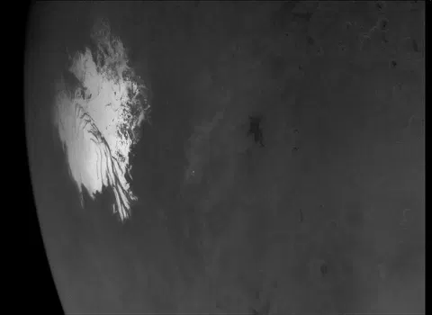 Psyche’s High-Resolution View of Mars’ South Pole