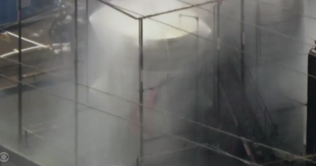 Tank leaking hazardous chemicals in Southern California brings risk of explosion