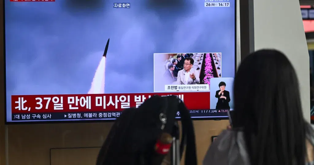 North Korea fires several short-range ballistic missiles toward sea, South says