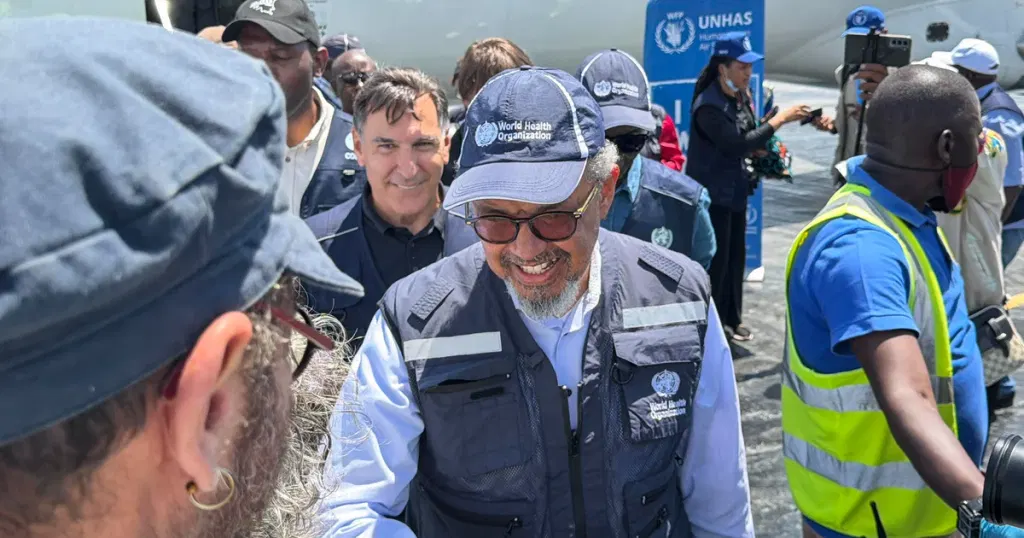 WHO chief visits Congo as Ebola cases spread faster than response