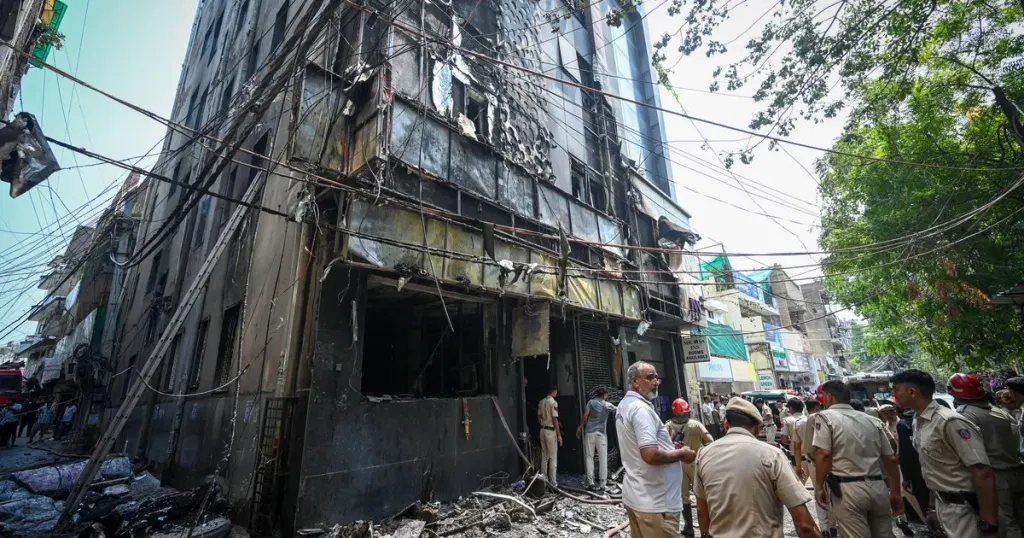 At least 21, mostly foreign nationals, dead in fire at India hotel