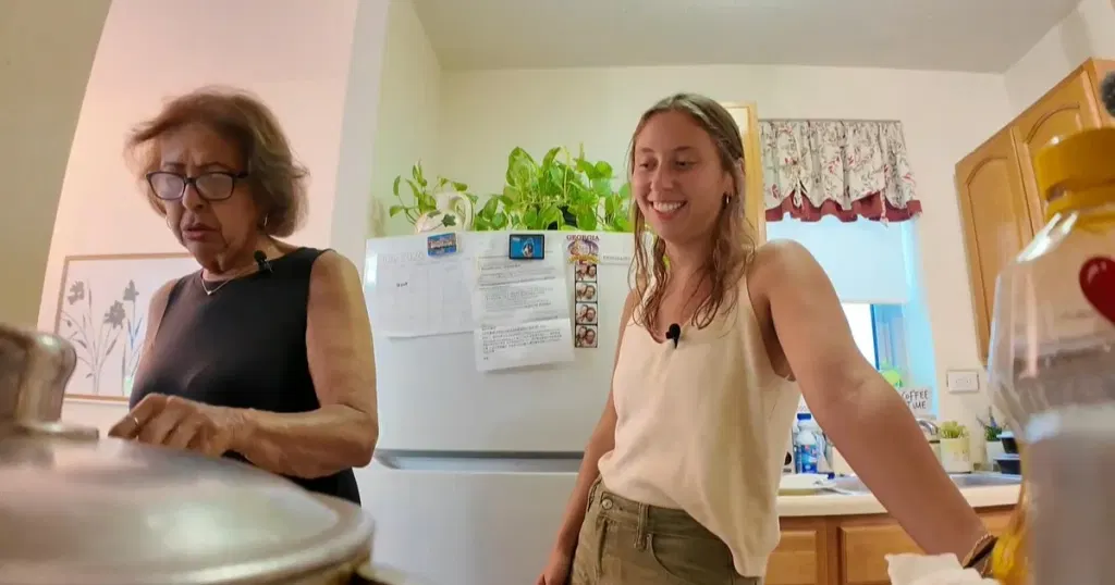 Two strangers separated by generations met on a train ride. The encounter changed their lives