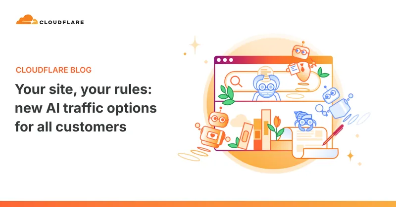 Cloudflare's new AI traffic options for customers