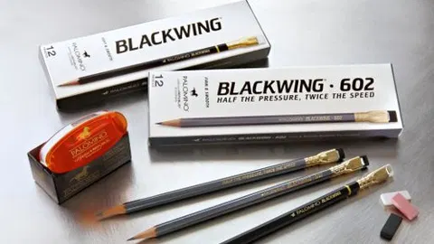 How Blackwing pencils (and Hagamoro Fulltouch chalk) are made