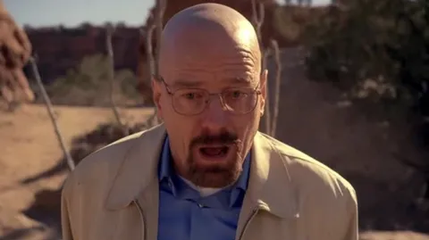 Breaking bad, but Walter's hat keeps getting bigger
