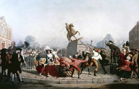 Protesters tore the crowns off NYC's oldest fence in 1776