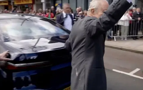 Irish seagull shits on King Charles III