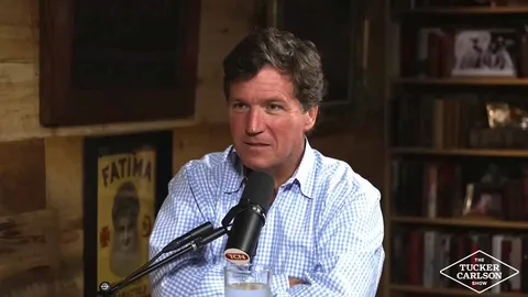 Tucker Carlson, hacked on his own podcast, blames mental patients and asks for biometrics