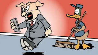 Tom the Dancing Bug: Even a trillionaire isn't as lucky as Lucky Ducky
