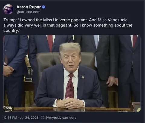 Grandpa Pudding Brains cites pageant experience as Venezuela expertise