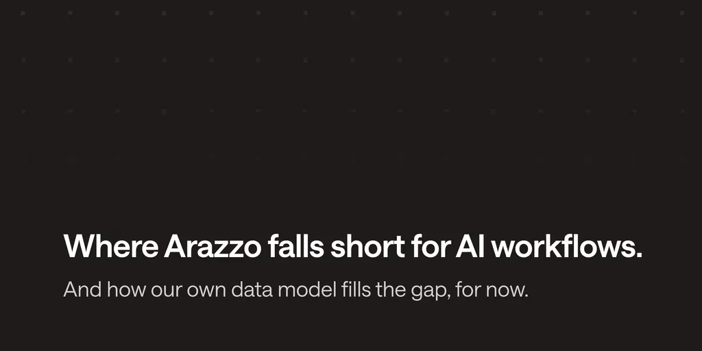 Arazzo is solving the right problem for AI tools. The spec just isn't there yet