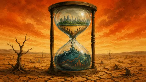 Why climate, fertility collapse, and AI compute share the same bottleneck?