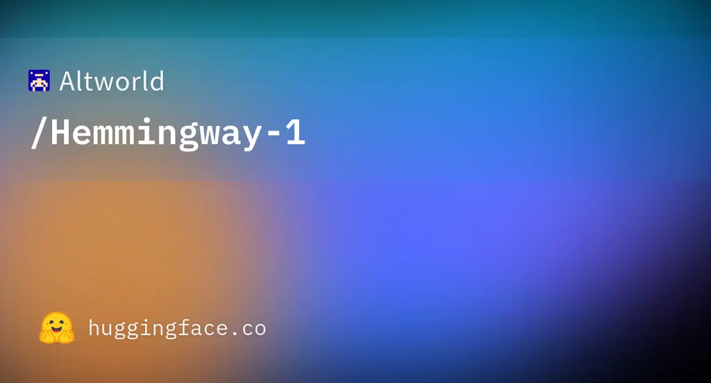 Hemmingway-1: The AI that writes like a person