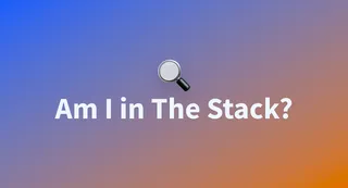 Am I in the Stack? (AI training opt-out)