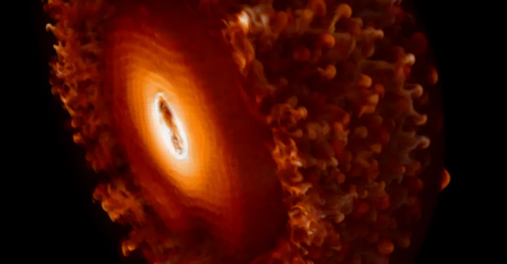 What happens when neutrinos swap identities inside a supernova?