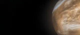 Venus' mysterious haze is actually cosmic dust