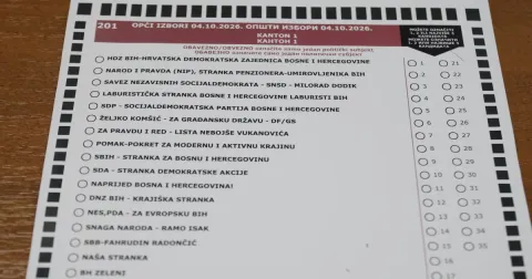 Novi izgled glasačkih listića na izborima: Obavezno označiti stranku