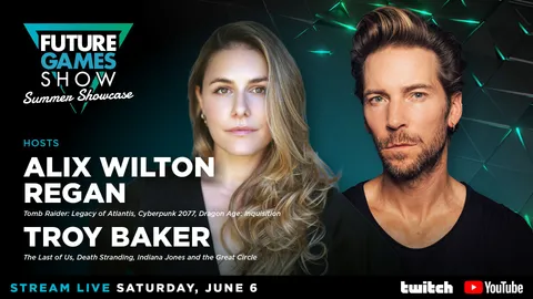Troy Baker and Alex Wilton Regan announced as hosts for Future Games Show Summer Showcase