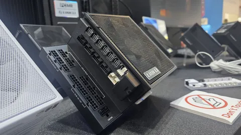 Lian Li's Edge Platinum V2 PSUs have an LED dust indicator, magnetic filter, and a snap-on fan and USB header hub — Edge line's trademark 90-degree power connector also returns
