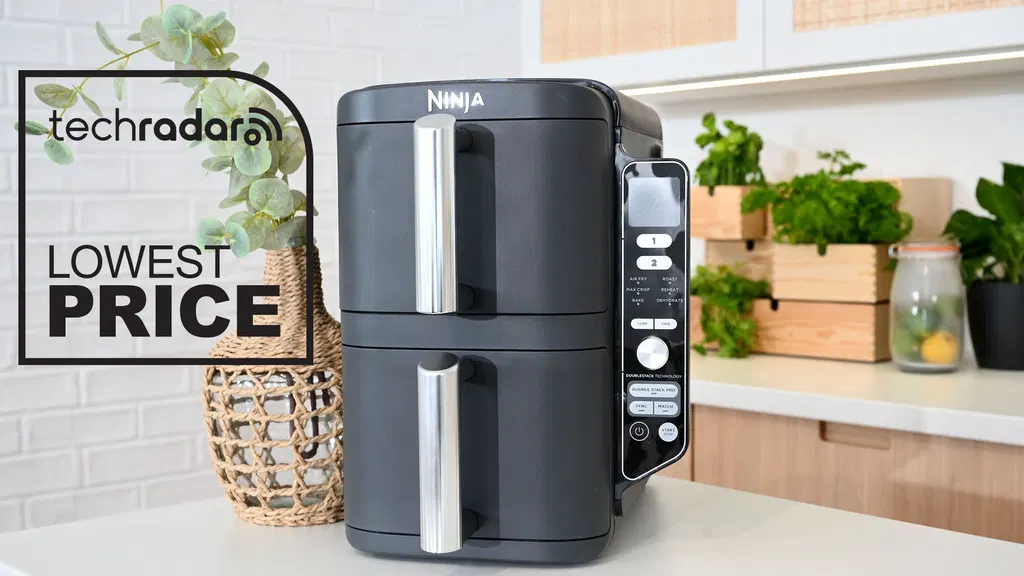 Our favourite space-saving air fryer just hit an all-time low price — the Ninja DoubleStack XXXL is just AU$179 in this Prime Day deal