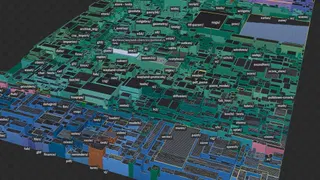  Developer builds viral 3D source code visualizer that consumes 21GB of RAM — flies around 2.5 million lines of code at over 120 frames per second 