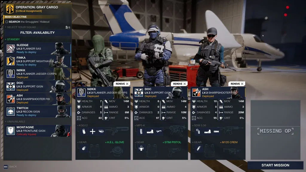 Rainbow Six Tactics game director says the game's 15 Operators have 'unique' loadouts so they didn't 'overlap' with each other — but there was still room for 'community favorites' and 'operators that were impossible to not include'