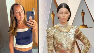  I tried the 4-move dumbbell workout Jessica Biel never skips for full-body strength – here's what happened 