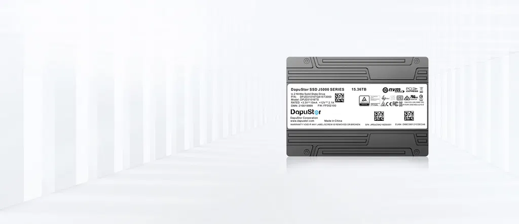 New DapuStor SSD pairs high-capacity QLC with a permanent pSLC region — trades 6% to 20% of its QLC capacity for more than 7x faster random writes