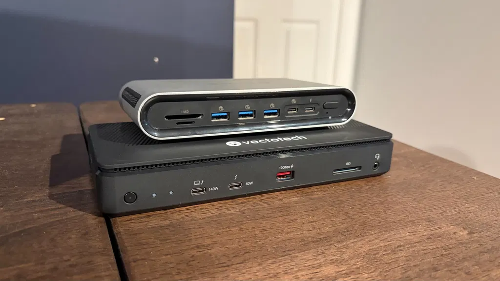 Testing two Thunderbolt 5 docks with M.2 storage — VectoTech V-Core vs Orico TB5