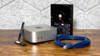  A Mac Mini server is running headless in my closet — it manages my photo library and handles my backups 