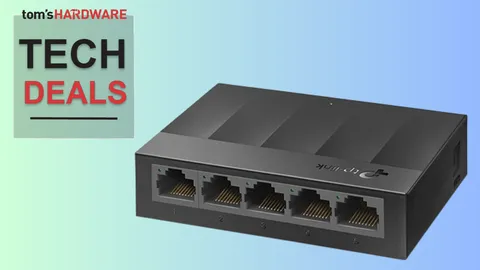  Grab this $8.97 TP-Link Ethernet Switch to ditch Wi-Fi lag and unlock 4K streaming and gaming at home — huge 47% discount for compact, fanless gigabit hub with five additional ports for your network 