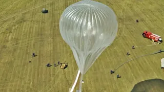  A stratospheric balloon could become a high-altitude drone carrier, capable of loitering for weeks and launching solar-powered UAVs 