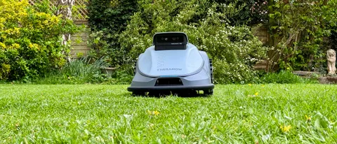 The TerraMow V1000 robot lawn mower is the perfect wire-free lawnbot for newbies and technophobes