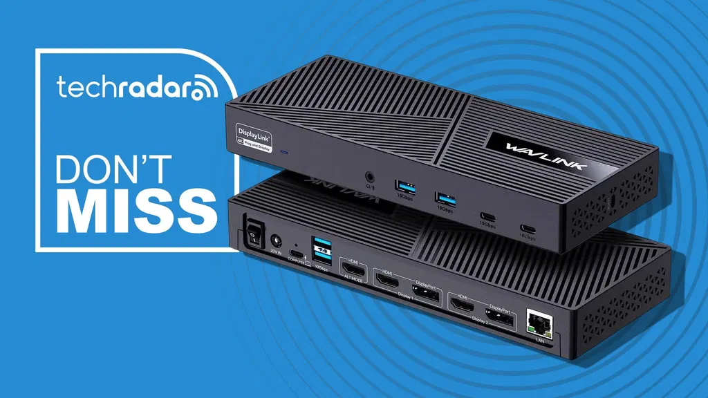 This Wavlink USB-C dock can charge your Windows laptop or MacBook, connect six 10Gbps USB devices, and drive three monitors for just $120