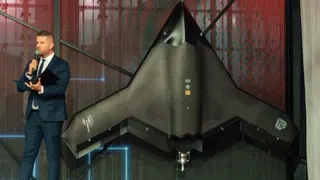  New Polish jet-powered drone looks a lot like a miniature B-2 Spirit stealth bomber, and there's a good reason why 