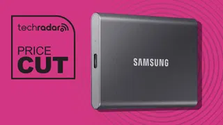  Save big on this 1TB Samsung T7 SSD with 1,050MB/s read speeds 