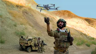 The British Army is spending £16 million on 1,000 small drones in a bid to boost battlefield operations 