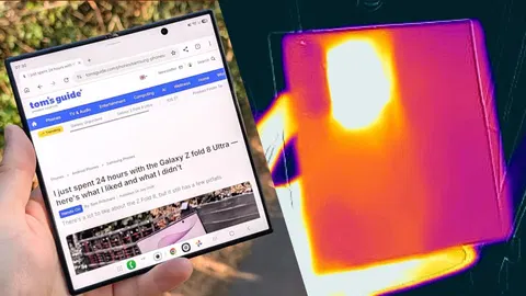 I used a thermal camera to see how hot the Galaxy Z Fold 8 Ultra gets compared to the Galaxy S26 Ultra — here's what happened
