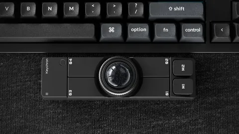  Keyboard giant Keychron launches Nape Pro wireless trackball mouse — rectangular form factor designed to sit under spacebar gives users six customizable buttons and a control dial 